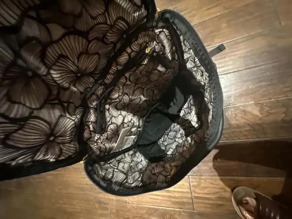Petunia Pickle‎ Bottom Method Backpack in Black Matte Leatherette